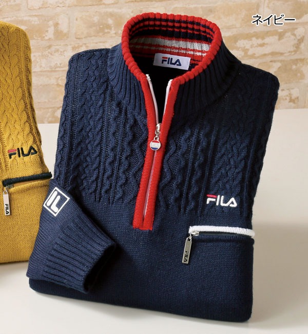 極美品・FILAのセータージャケット ＬＬ 極美品・FILAのセータージャケット LL