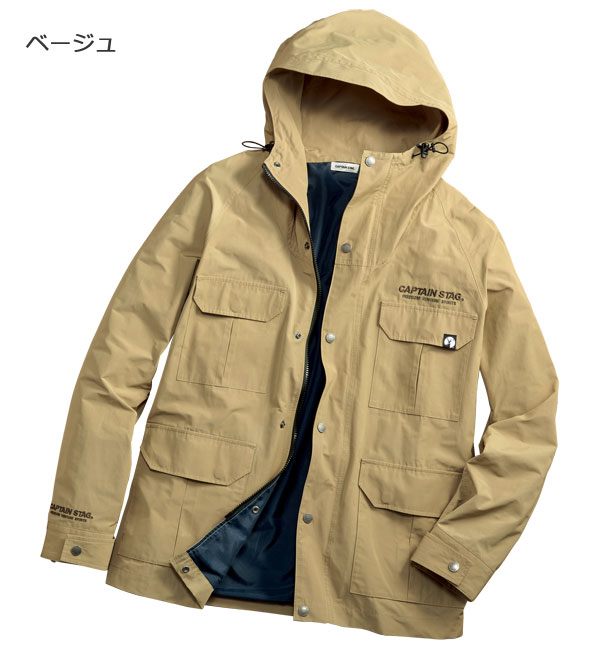 CAPTAIN STAG キャプテンスタッグ はっ水マウンテンパーカー