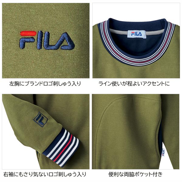 FILA GOLF　ノーカラートレーナージャケット　ＬＬサイズ　カーキ 楽天市場】FILA フィラ ジャケット ライトアウター レディース
