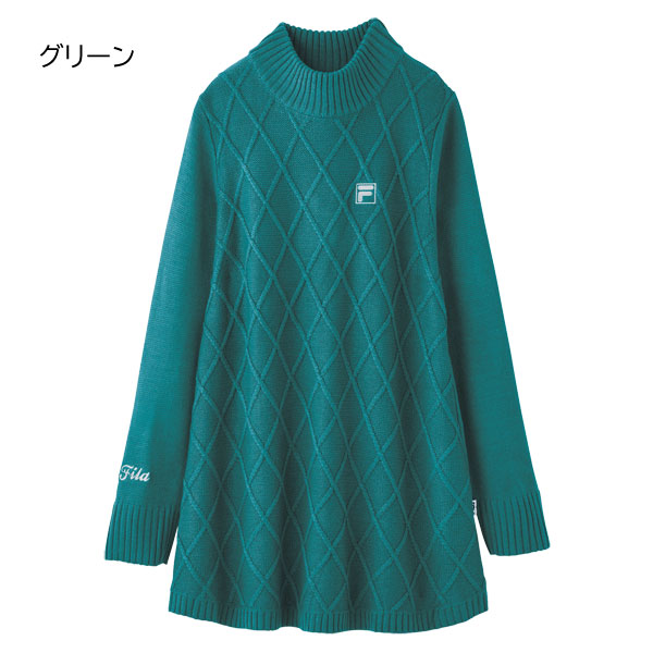 ★専用★FILA【超美品】ボール柄ニット3点セット FILA GOLF ニット セーター 羊毛混 ハート柄 クルーネックセーター