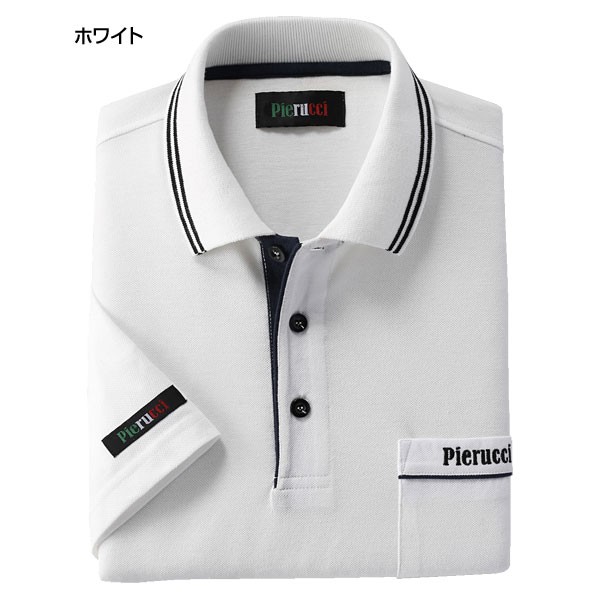 Pierucci ピエルッチ カジュアル 半袖 ポロシャツ 5色組 AS-0002-SAI