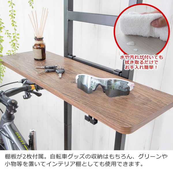 室内用ディスプレイサイクルスタンド 突っ張り式 バイクスタンド