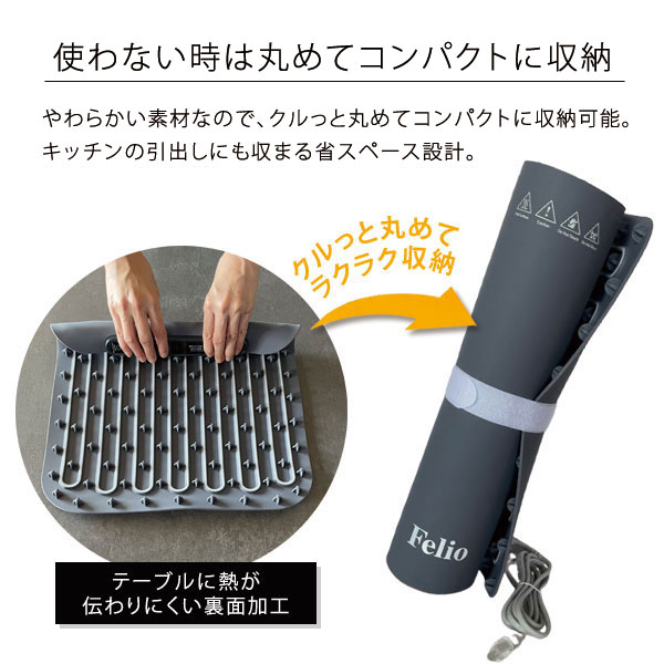 Felio（フェリオ） フードウォーマー スクエアタイプ 80度 100度 常温