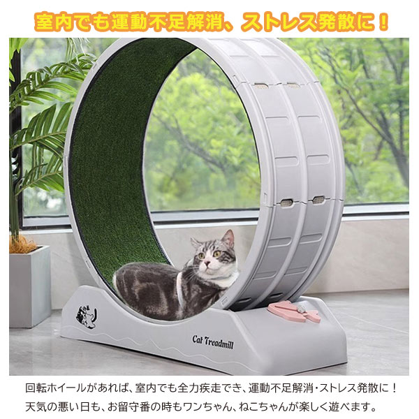 ニトリ 犬猫ホイールPP 円形80cm 犬猫回転ホイール ABS樹脂タイプ ペットの運動不足 ストレス解消