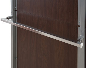 小物が掛けられるバー