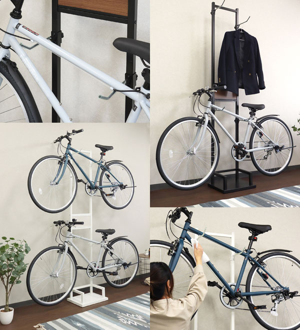 サイクルスタンド　大小各２個セット 楽天市場】＼7/30ポイント5倍／【送料無料】サイクルスタンド