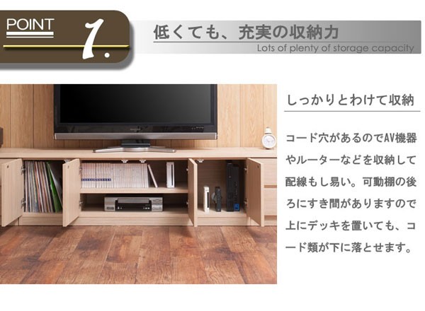 充実の収納力