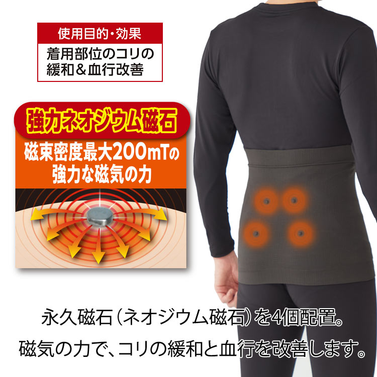 マグネリラックス 血行改善腹巻 日本製 磁気腹巻 管理医療機器 磁気