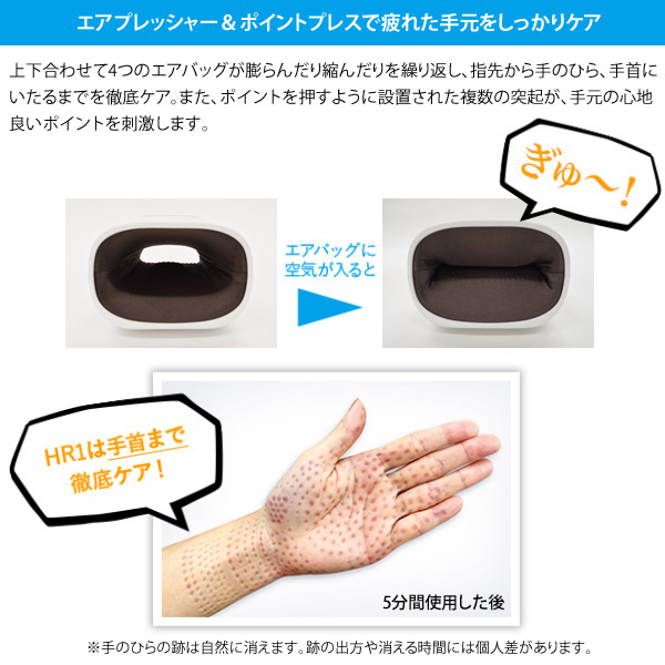 モンデール ハンドリフレ HR1 手のマッサージ機 シンプル