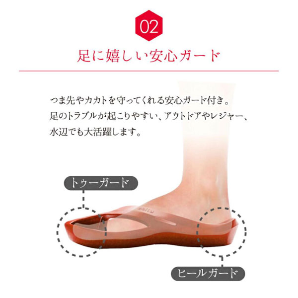 足に優しい安心ガード