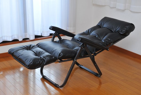 リクライニングチェア フットレスト付 TAN-666 リクライニング6段階