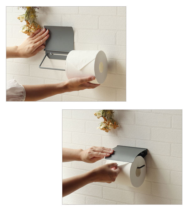 アイアントイレットペーパーホルダー シングル Toby トビー PH