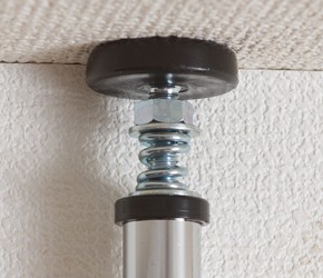 つっぱり式パーテーションラック つっぱり部