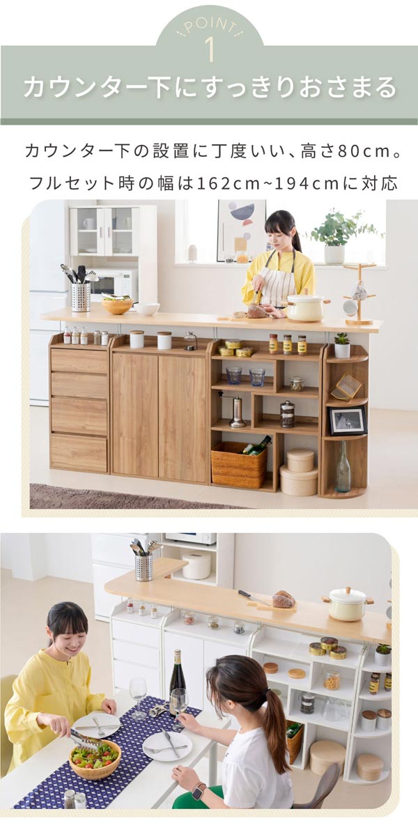 コーナーラック 幅22cm カウンター下収納 キッチン下収納 コンパクト