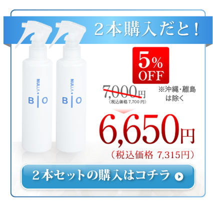 2本購入だと5% OFF