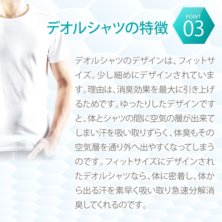 シャツ臭＆黄ばみ徹底解決セット 消臭シャツ ワキガ 対策 ニオイ