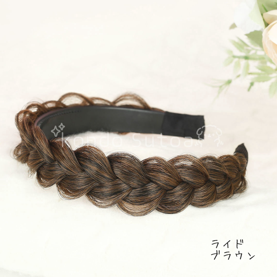 三つ編みカチューシャ ヘアアレンジ カチューシャ レディース ヘア編み