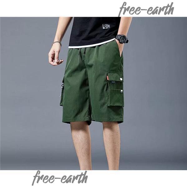 ハーフパンツ カーゴパンツ メンズ 5分丈 ショートパンツ 短パン