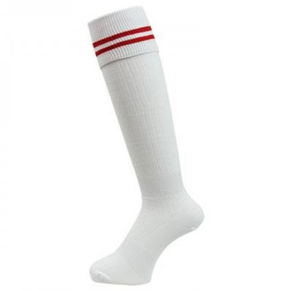 補強糸使用】無地 ライン サッカーソックス(サッカー フットサル