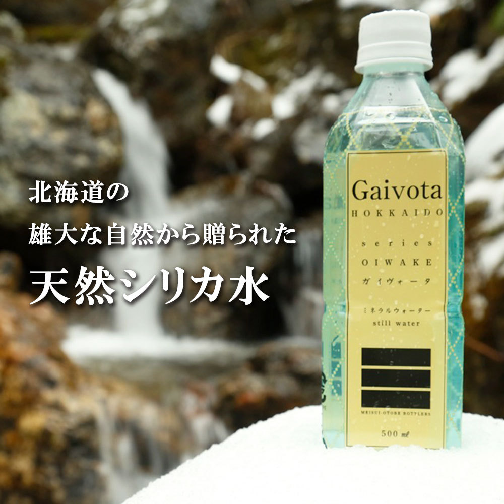 シリカ 天然水 Gaivota ガイヴォータ 2L×12本（2ケース） 北海道