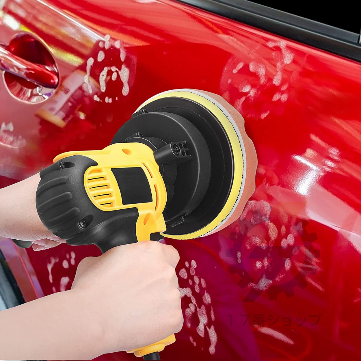 最大89％オフ！最大89％オフ！Rakutool ポリッシャー 六級変速 軽量 小型 軽量 研磨機 タイプ 700W強力モーター 変速  電動ポリッシャー サンダポリシャー 自動車用 業務用掃除機・クリーナー
