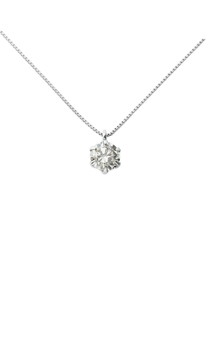鑑定書付 プラチナ ダイヤモンドネックレス 0.3ct ブリリアンカット