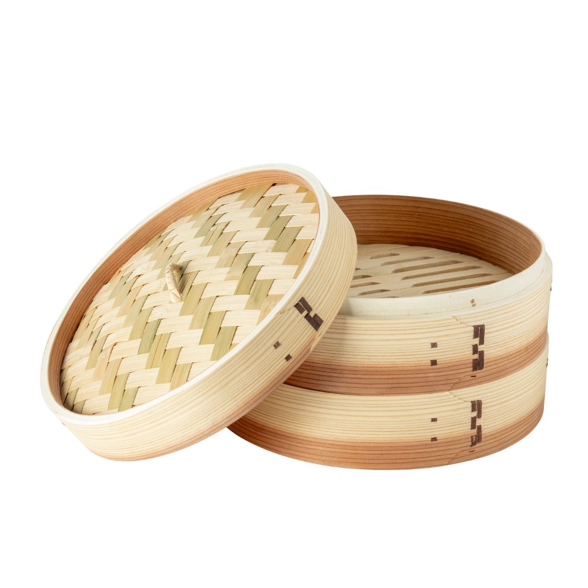 ながら　セイロ Thunder Group せいろ 蒸し器 15〜27cm 全5サイズ 2段セット シート20