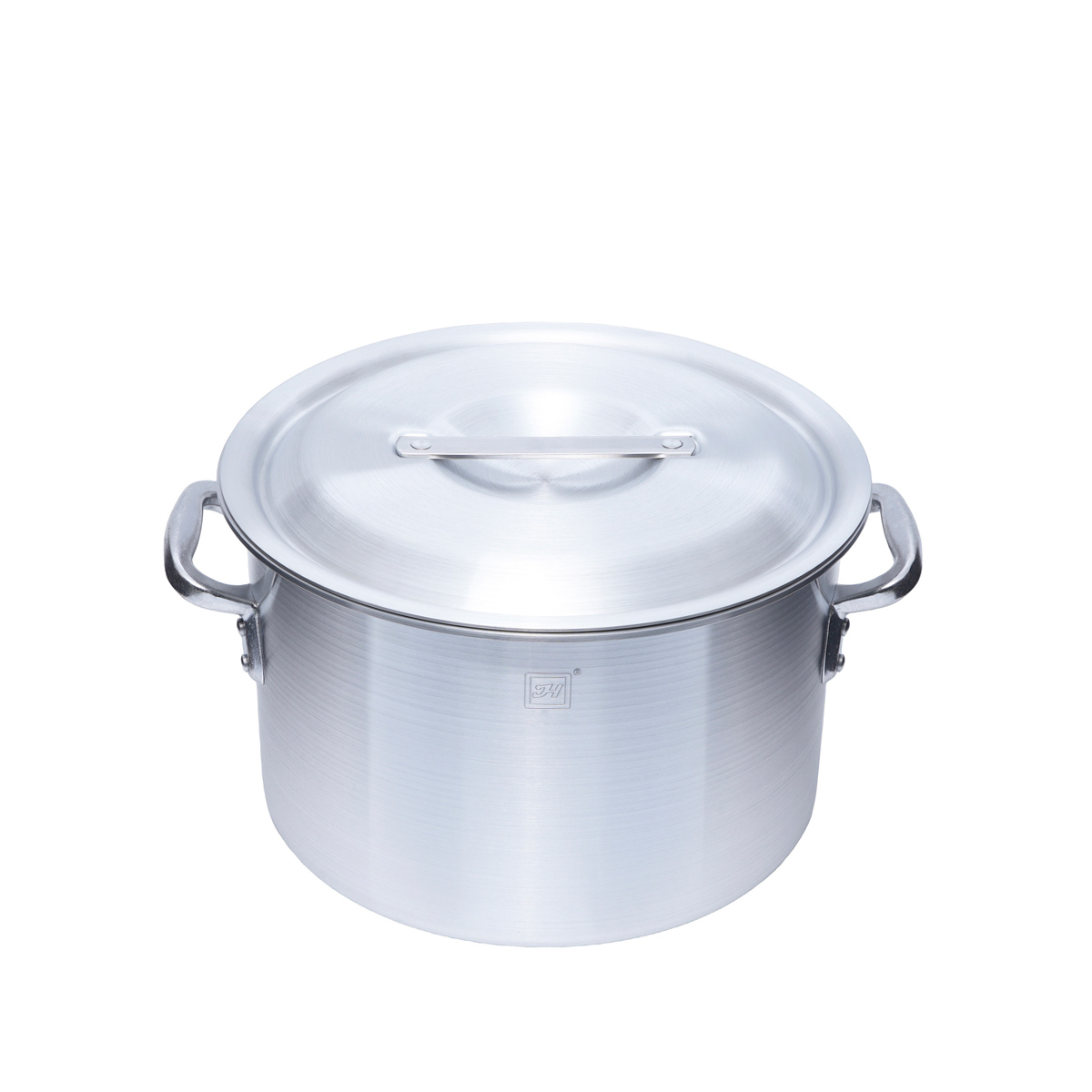 Thunder Group アルミ半寸胴鍋 IH対応 21〜42cm 全8サイズ 目盛り付き