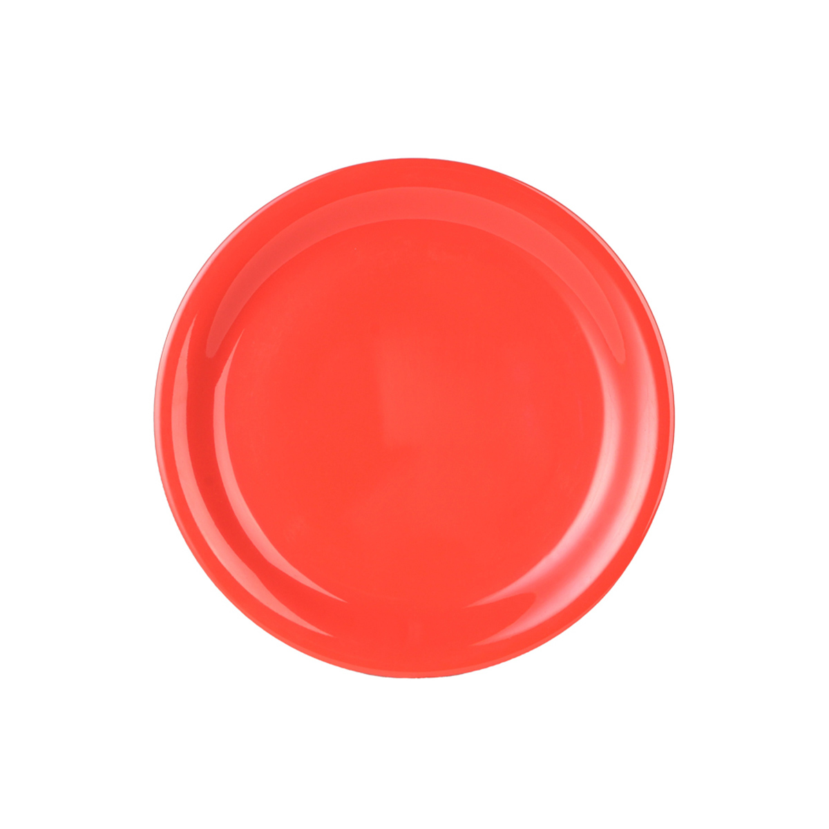 Thunder Group リムプレート 直径23.2cm 丈夫な業務用 メラミン食器 中