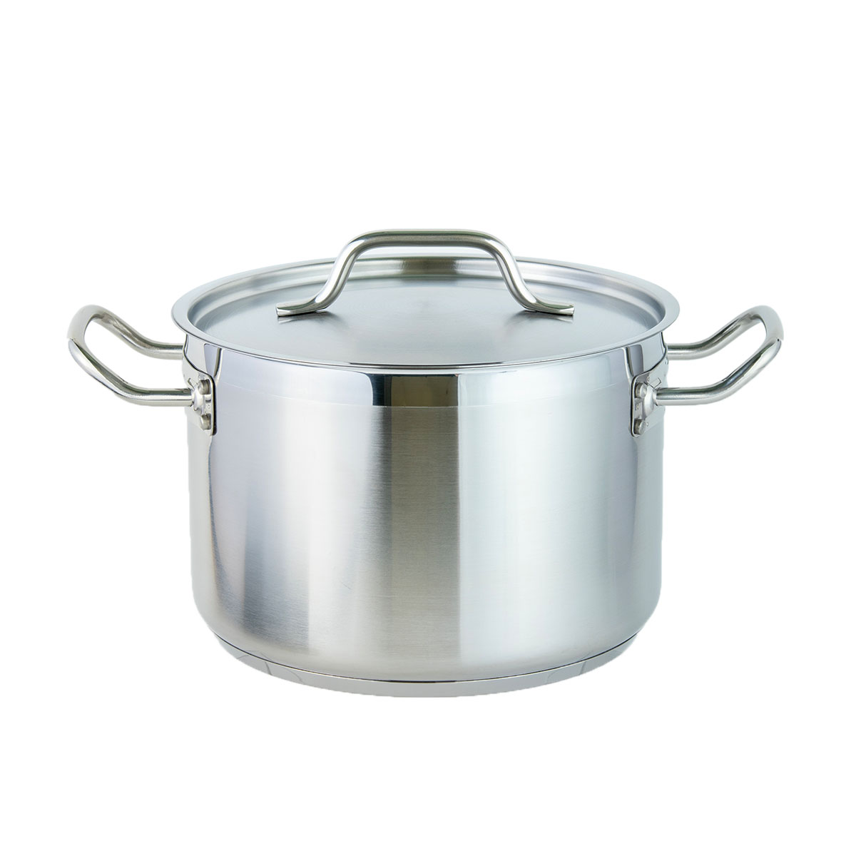 Thunder Group ステンレス半寸胴鍋 IH対応 20/24/28/30cm 全4サイズ 蓋