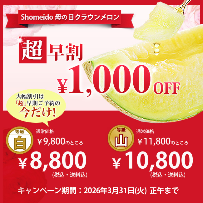 早いほどお得な早割開催中