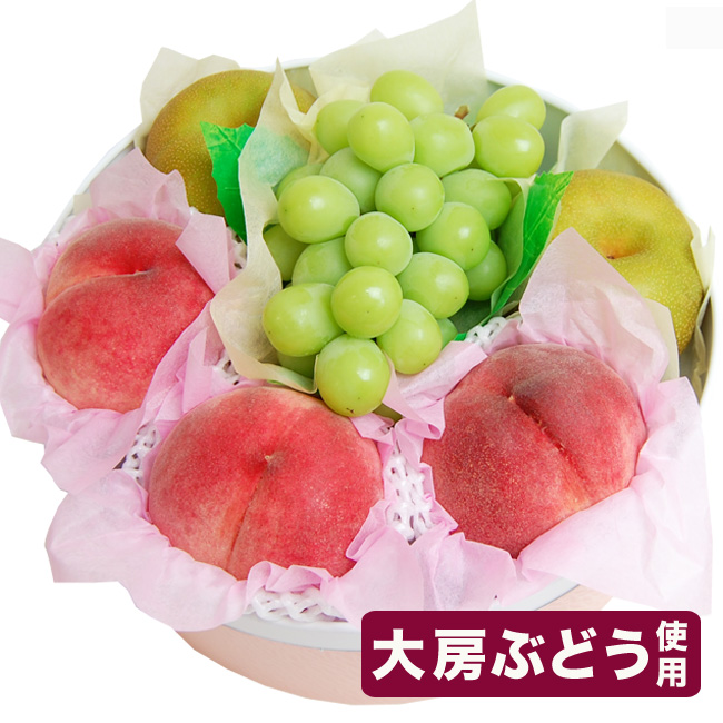 お中元・暑中御見舞いはじめ内祝い お祝い 内祝い お見舞い 誕生日 御礼 御供 各種ギフトに桃と梨が入ったフルーツセット