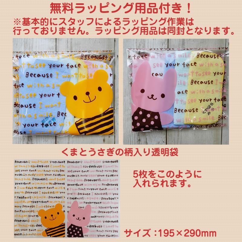 5枚セット【メール便送料無料】名入れハンカチお名前刺繍入り ハンカチ