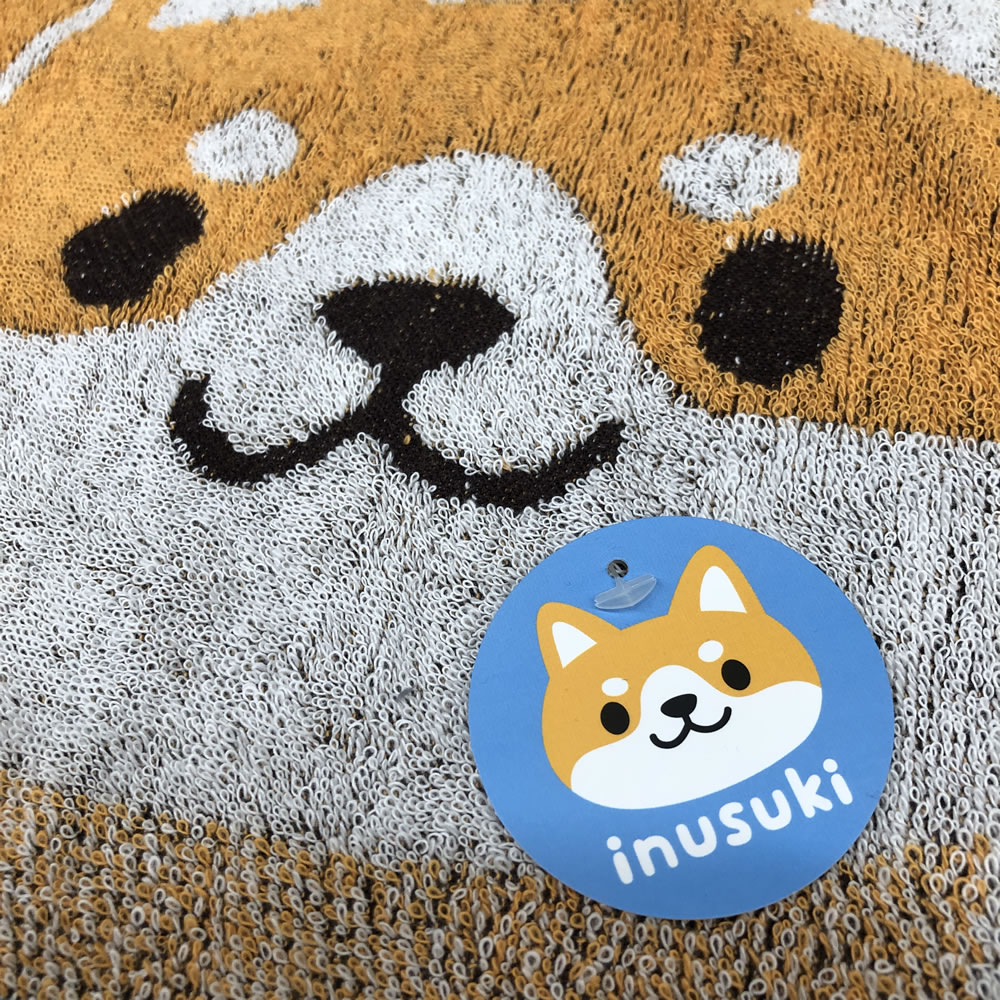 のびねこ のびしば ウォッシュタオル 約34×34cm しばいぬ 猫柄 ねこ