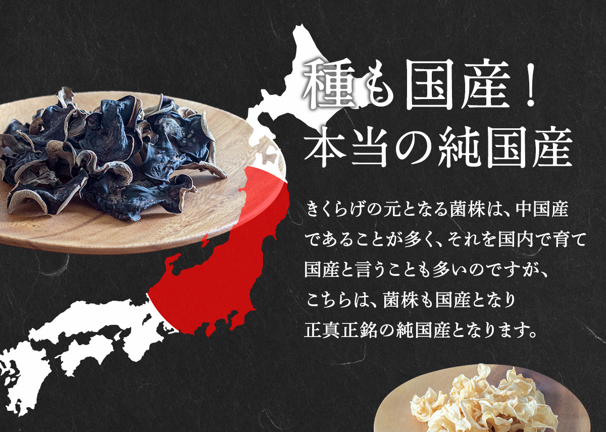 きくらげ 国産 業務用 白150g 純国産きくらげ スライス 乾燥 キクラゲ 木耳 菌床栽培 きくらげ 