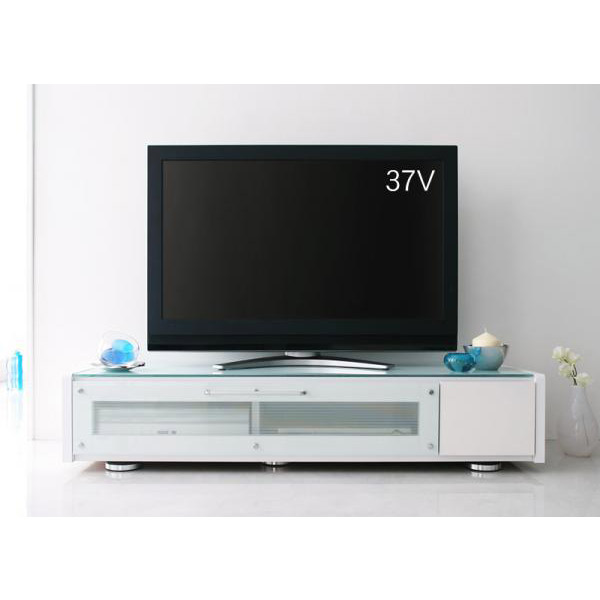 フロアタイプテレビボード(LIMPIA)リンピア W125 ホワイト