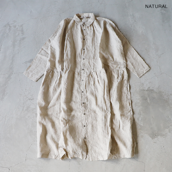 ICHI Antiquites Antiquite's イチアンティークス リネンシャツ