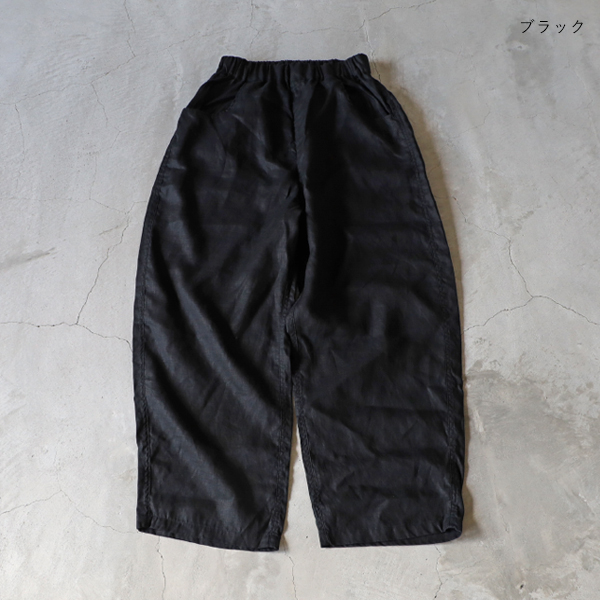 NARU｜40フレンチリネンノッポパンツの画像