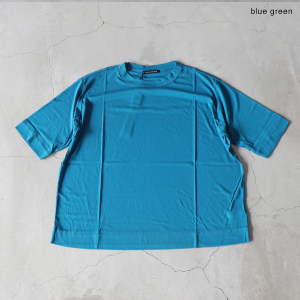 SALE セール 20%OFF mizuiro ind ミズイロインド ガーゼクルーネックハーフスリーブTシャツ メール便対応 24春夏 シアー プルオーバー コットン 綿 mizuiroind SALE セール 20%OFF mizuiro ind ミズイロインド
