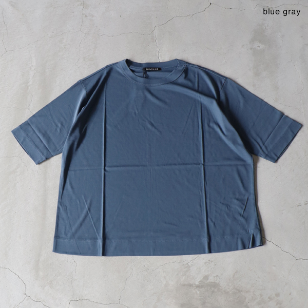 SALE セール 20%OFF mizuiro ind ミズイロインド ガーゼクルーネックハーフスリーブTシャツ メール便対応 24春夏 シアー プルオーバー コットン 綿 mizuiroind SALE セール 20%OFF mizuiro ind ミズイロインド