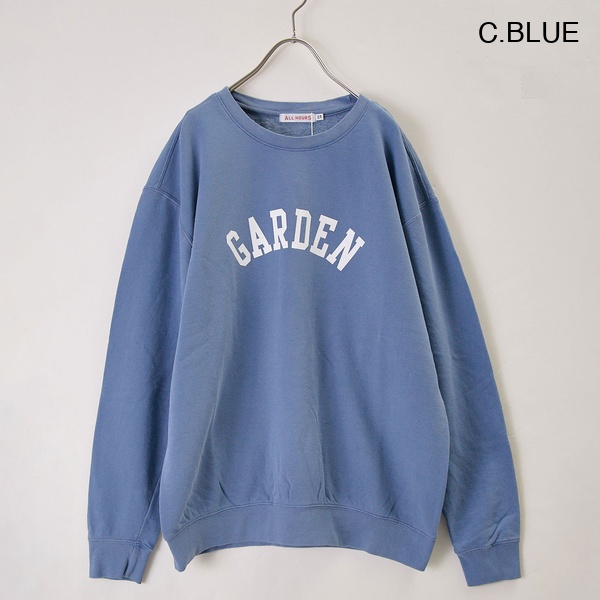 ALL HOURS オールアワーズ 6.4oz LIGHT WEIGHT PIGMENT SWEAT