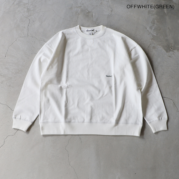 GYMPHLEX Gymphlex ジムフレックス クルーネック長袖ロゴ刺繍T