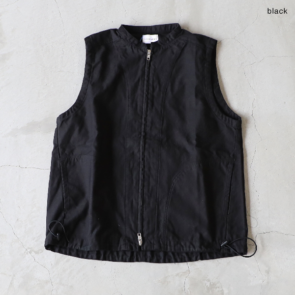 【SALE】Blue Lake Market(ブルーレイクマーケット) ルーズバックサテンノースリーブドロストベスト(B-500005)※セール商品の為、送料無料サービス対象外 BLUE LAKE MARKET SALE セール 40%OFF ブルーレイクマーケット