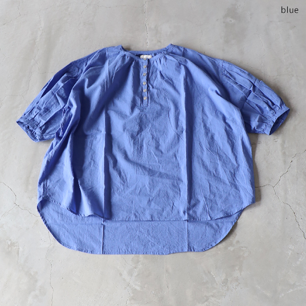 SALE セール 40%OFF SETTEN セッテン 60/-ローン ヘムラウンドギャザープラウス メール便対応 綿 SALE セール 40%OFF SETTEN セッテン 60/-ローン ヘムラウンド