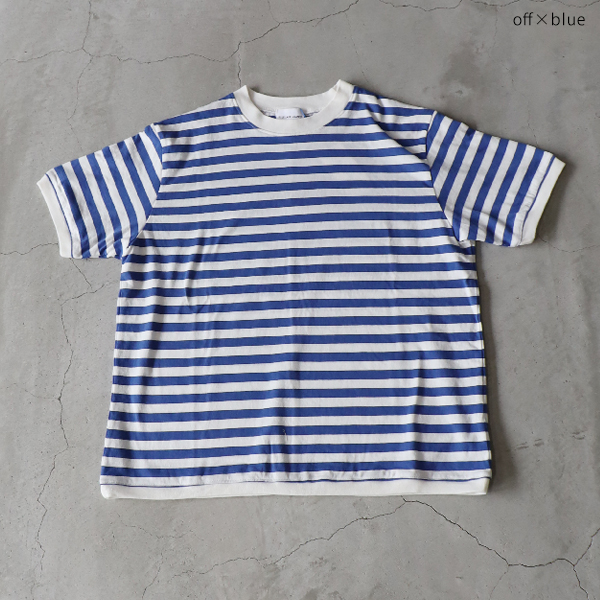 SALE セール 30%OFF BLUE LAKE MARKET  アメリカンドライ天竺3 1.3cmピッチレギュラープルオーバー メール便対応 日本製 BLUE LAKE MARKET SALE セール 30%OFF アメリカンドライ天竺3