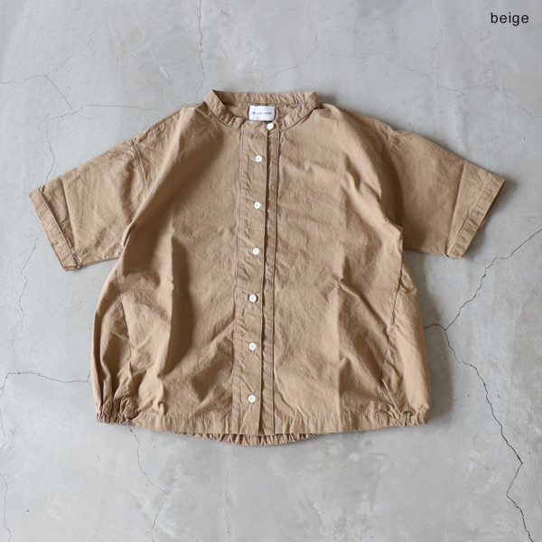 SALE セール 20%OFF BLUE LAKE MARKET ブルーレイクマーケット ヴィンテージポプリン/4.5ozデニムゴムギャザーバックヘムシャツ メール便対応 BLUE LAKE MARKET SALE セール 20%OFF ブルーレイクマーケット