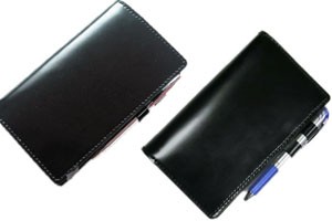 コードバン システム手帳 ナローサイズ 本革/顔料/蝋引きコード