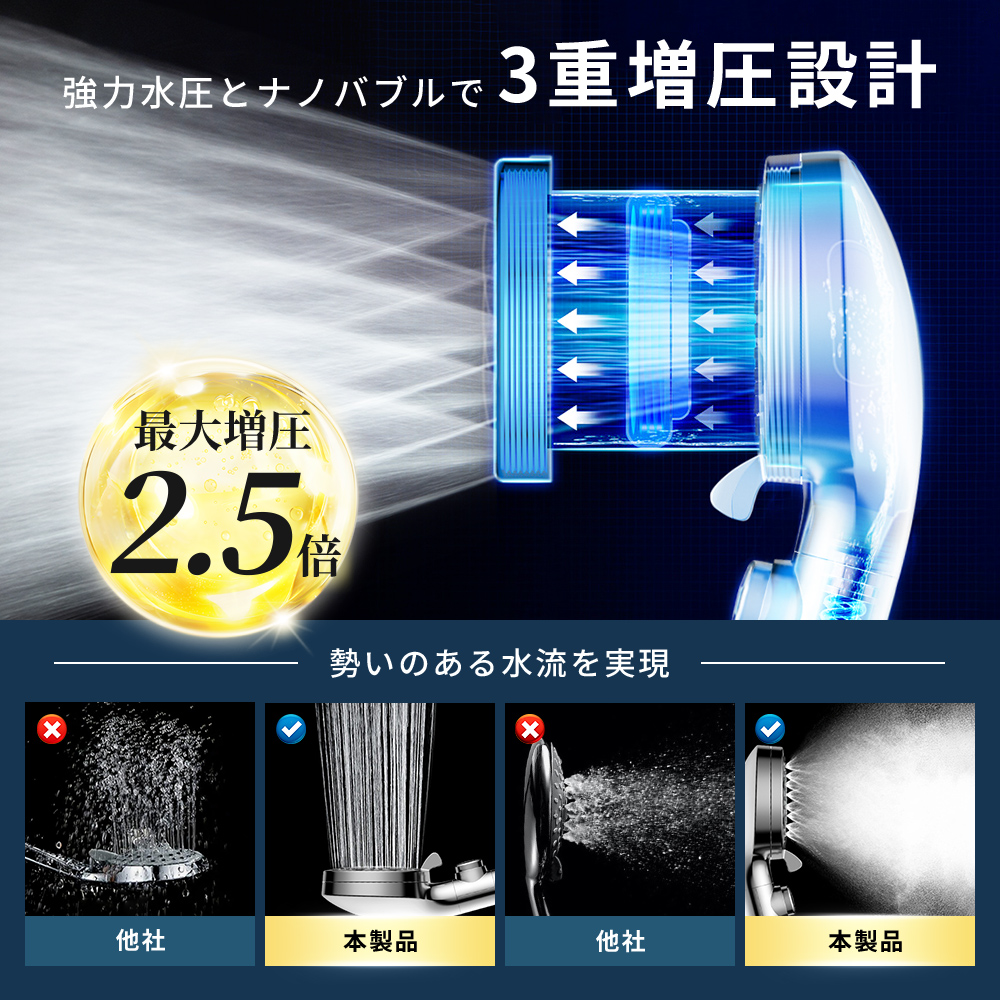 シャワーヘッド 母の日ギフト 柔らかい水流】 節水 マイクロナノバブル シャワーヘッド 母の日ギフト 柔らかい水流】 節水 マイクロナノバブル