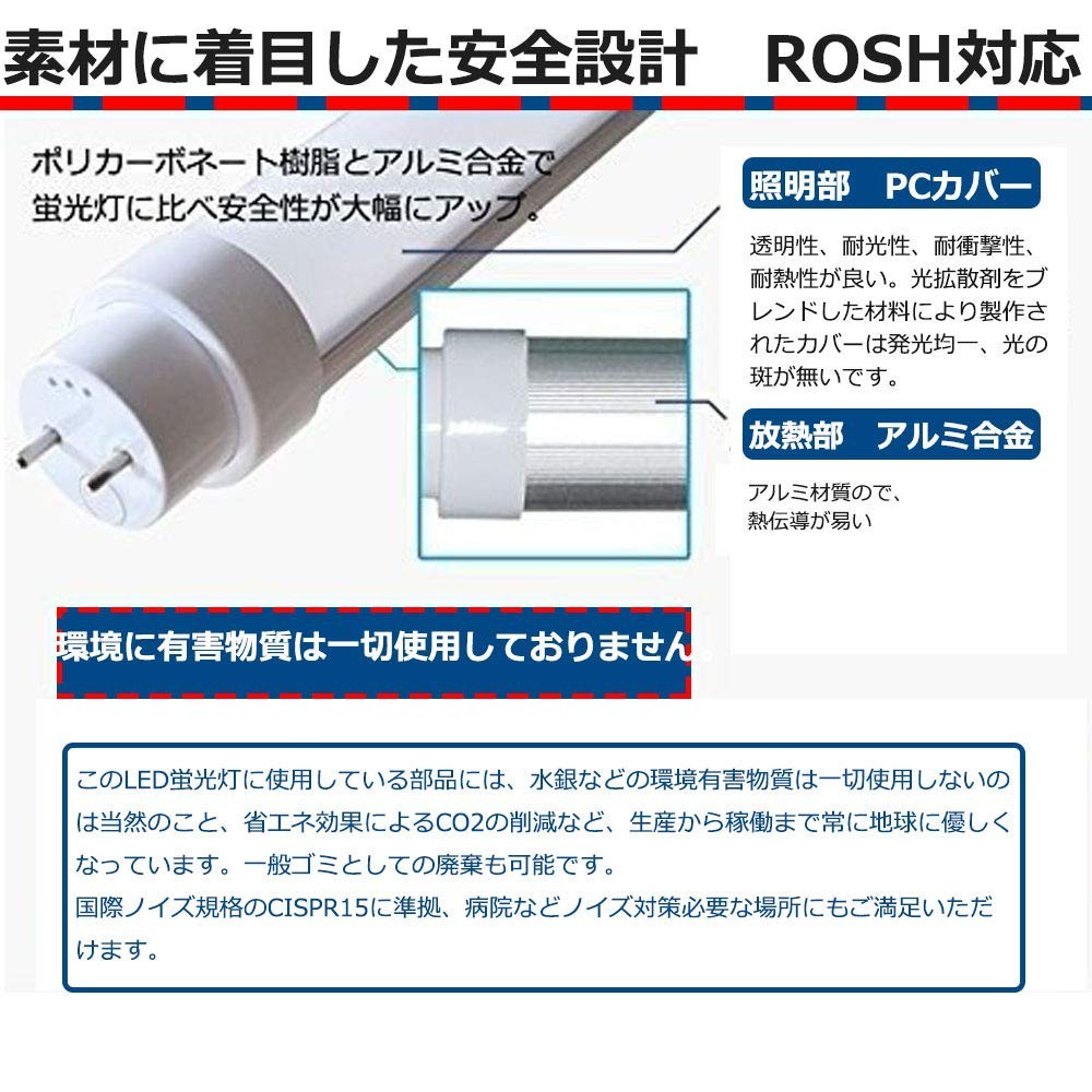30本セット LED蛍光灯 40W型 直管 120cm グロー式 Hfインバーター式