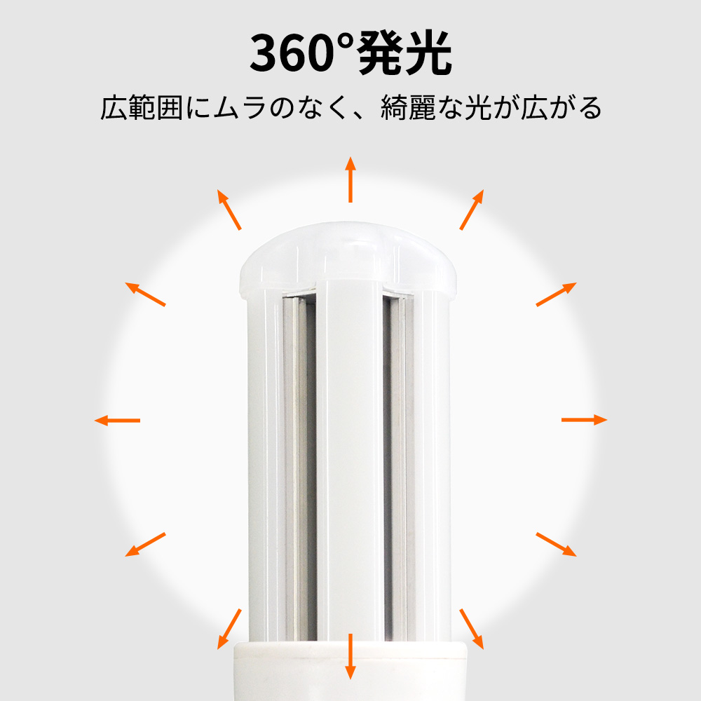 ledコンパクト蛍光灯 FDL9形 led照明器具 LED蛍光灯 4w 800lm GX10Q